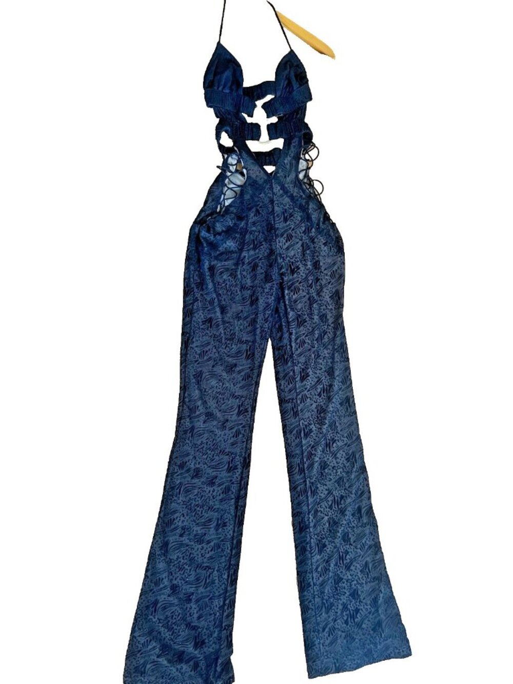 Outcast Lace Catsuit S Black Cutout Jumpsuit Y2k Goth Glam Sexy.      G